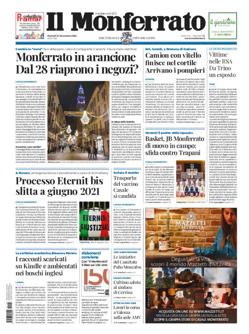 Il Monferrato - Edizione 88 del 24/11/2020